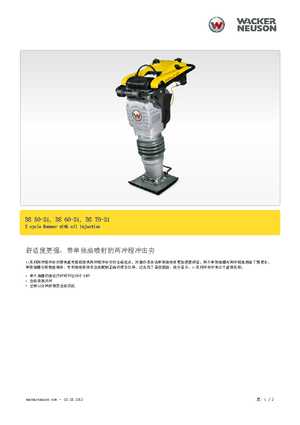 Ubijaki wibracyjne diesel i benzynowe Wacker BS 50-2i 11