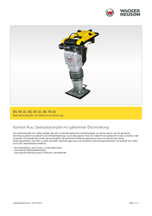 Ubijaki wibracyjne diesel i benzynowe Wacker BS 70-2i 11