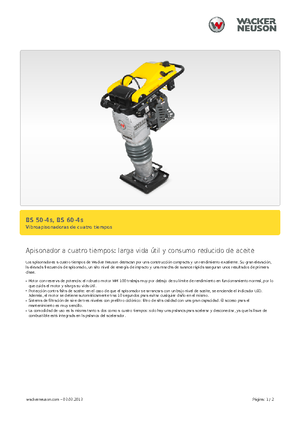 Ubijaki wibracyjne diesel i benzynowe Wacker Neuson BS 60-4 As 11
