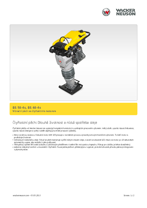 Ubijaki wibracyjne diesel i benzynowe Wacker Neuson BS 60-4 As 11