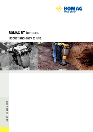 Ubijaki wibracyjne diesel i benzynowe Bomag BT 60/4