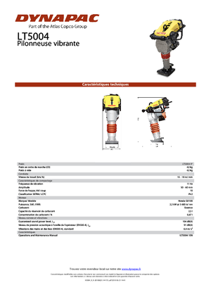 Ubijaki wibracyjne diesel i benzynowe Dynapac LT 5004 9