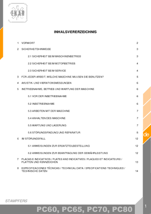 Ubijaki wibracyjne diesel i benzynowe Enar PC 80 H4T