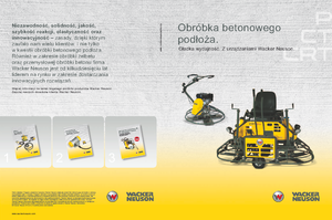Zacieraczki samojezdne z siedziskiem Wacker Neuson CRT 48-35 L