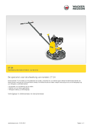 Zacieraczki samojezdne Wacker Neuson CT 24-4 A