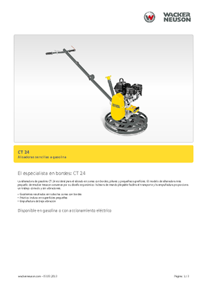 Zacieraczki samojezdne Wacker Neuson CT 24-4 A