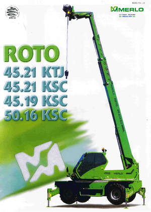Ładowarka teleskopowa obrotowa Merlo Roto 45.21 KSC