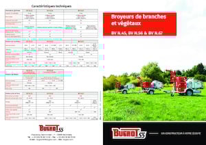 Rębaki drewna Bugnot BV-N 56 CH 37 E