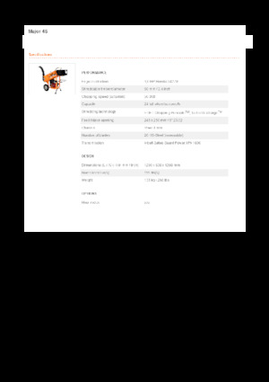 Rębaki drewna Eliet Major 4S