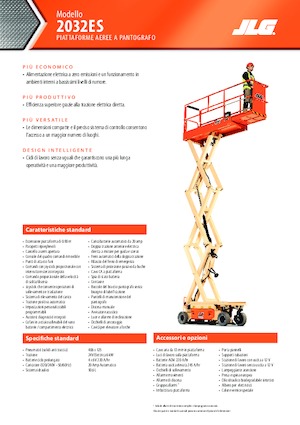 Kołowe podnośniki nożycowe JLG 2032ES