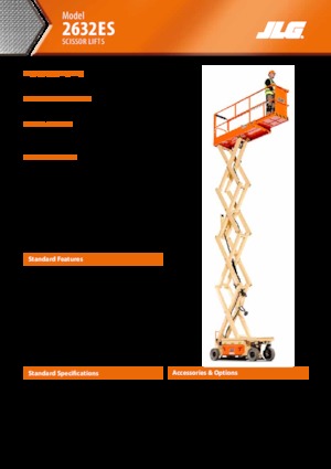 Kołowe podnośniki nożycowe JLG 2632ES