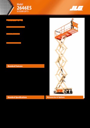 Kołowe podnośniki nożycowe JLG 2646ES