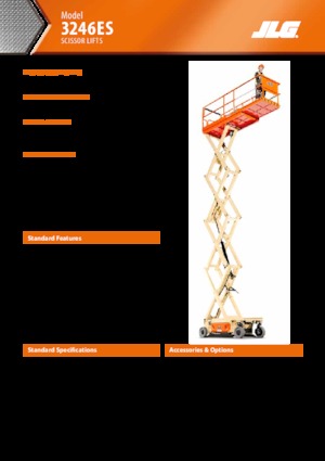 Kołowe podnośniki nożycowe JLG 3246ES