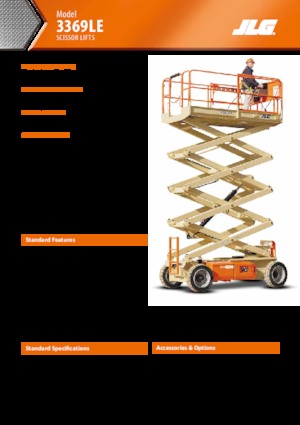 Kołowe podnośniki nożycowe JLG 3369LE