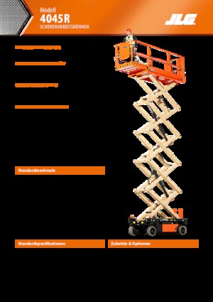 Kołowe podnośniki nożycowe JLG R4045 