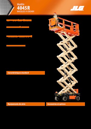 Kołowe podnośniki nożycowe JLG R4045 