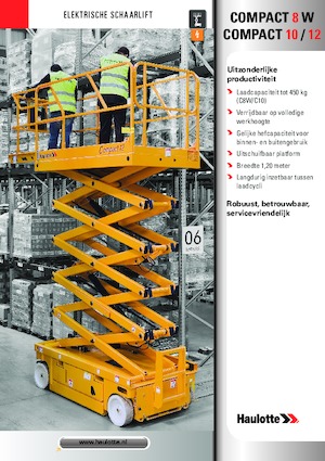 Kołowe podnośniki nożycowe Haulotte Compact 10