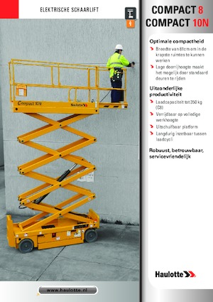 Kołowe podnośniki nożycowe Haulotte Compact 10N