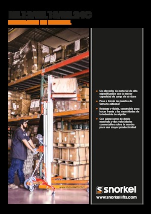 Kołowe podnośniki nożycowe Snorkel S3010P