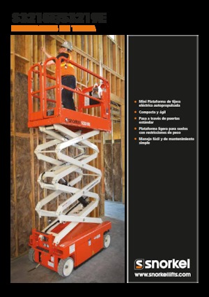 Kołowe podnośniki nożycowe Snorkel S3215E