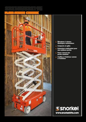 Kołowe podnośniki nożycowe Snorkel S3215E