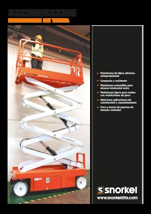 Kołowe podnośniki nożycowe Snorkel S3226E
