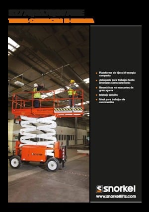 Kołowe podnośniki nożycowe Snorkel S3370BE