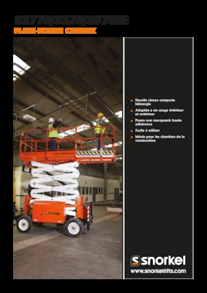 Kołowe podnośniki nożycowe Snorkel S3370BE