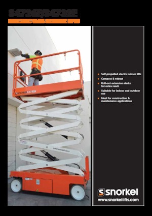 Kołowe podnośniki nożycowe Snorkel S4732E