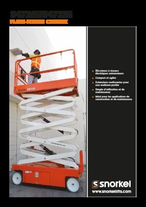 Kołowe podnośniki nożycowe Snorkel S4732E