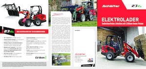 Elektryczne ładowarki kołowe Schäffer 23e 