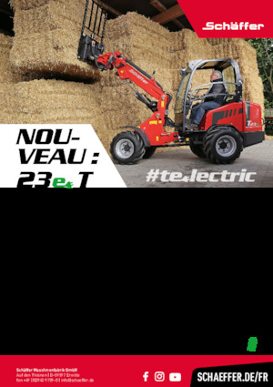 Elektryczne ładowarki kołowe Schäffer 23e T 