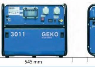 Agregaty prądotwórcze Agregaty prądotwórcze z silnikiem spalinowym Geko ® 3011 E-AA/HEBA
