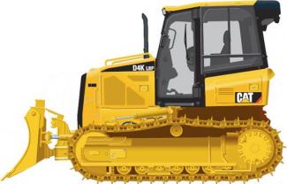 Buldożery Caterpillar D4K XL