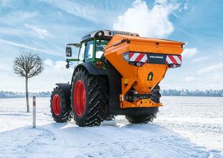 Urządzenia do zimowych robót komunalnych Posypywarki Dołączane rozsiewacze Amazone E+S 751 Hydro