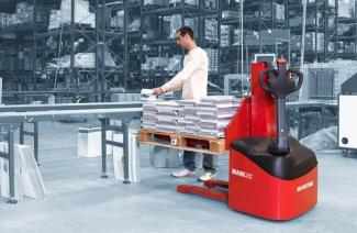 Wózki podnośnikowe Wózki paletowe elektryczne Manitou Stacky 14 ac