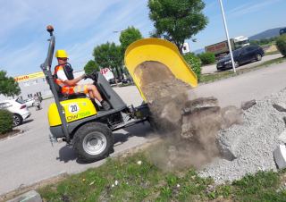 Elektryczne wozidła kołowe Wacker Neuson DW15e