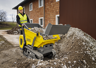Elektryczne wozidła gąsienicowe Wacker Neuson DT10e