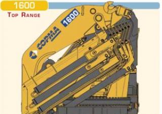 Hydrauliczne żurawie do załadunku COPMA 2000 1600.6