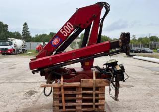 Hydrauliczne żurawie do załadunku HMF 500 K 4