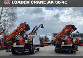 Hydrauliczne żurawie do załadunku Atlas AK 66.4 E A1