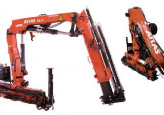 Hydrauliczne żurawie do załadunku Atlas AK 88.3 A1SL