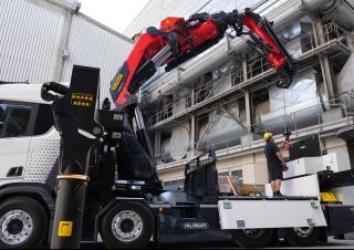 Hydrauliczne żurawie do załadunku Palfinger PK 1650 TEC E