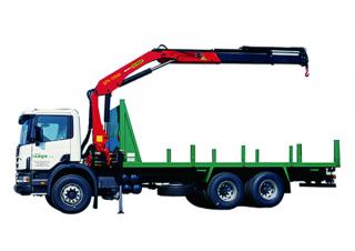 Hydrauliczne żurawie do załadunku Sany SPK 15500 Std.