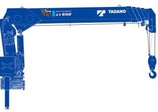 Hydrauliczne żurawie do załadunku Tadano TM-ZT654