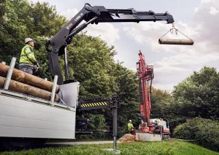 Hydrauliczne żurawie do załadunku Hiab X-HiDuo 158 D-1