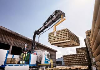 Hydrauliczne żurawie do załadunku Hiab X-HiDuo 258 EP-3