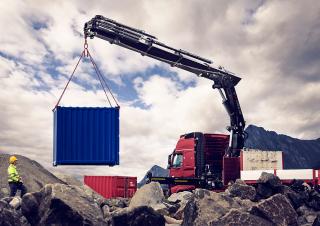 Hydrauliczne żurawie do załadunku Hiab X-HiPro 548 E-6 Jib 150 X-6