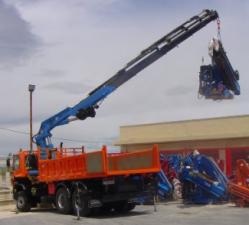 Hydrauliczne żurawie do załadunku Amco Veba 946-7 S