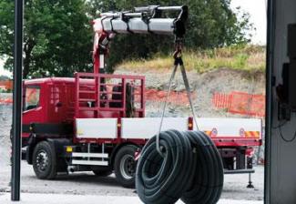 Hydrauliczne żurawie do załadunku Fassi F 245 A 0.25 e-active